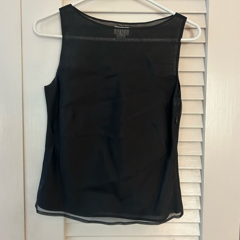 Black sheer tank